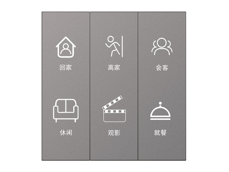 必赢智能六位场景面板